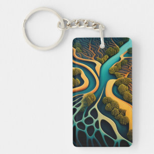 Paths of the Dreamland Key Ring