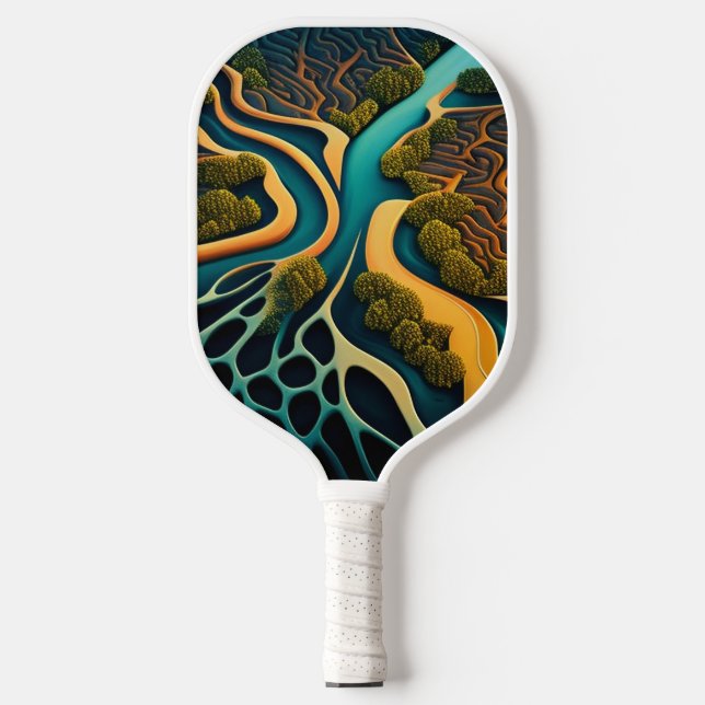 Paths of the Dreamland Pickleball Paddle (Front)