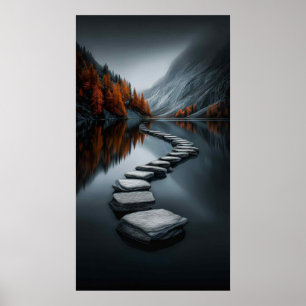 Pathway Through Stillness Poster