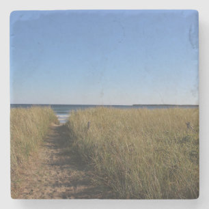 Pathway to the Ocean Stone Coaster