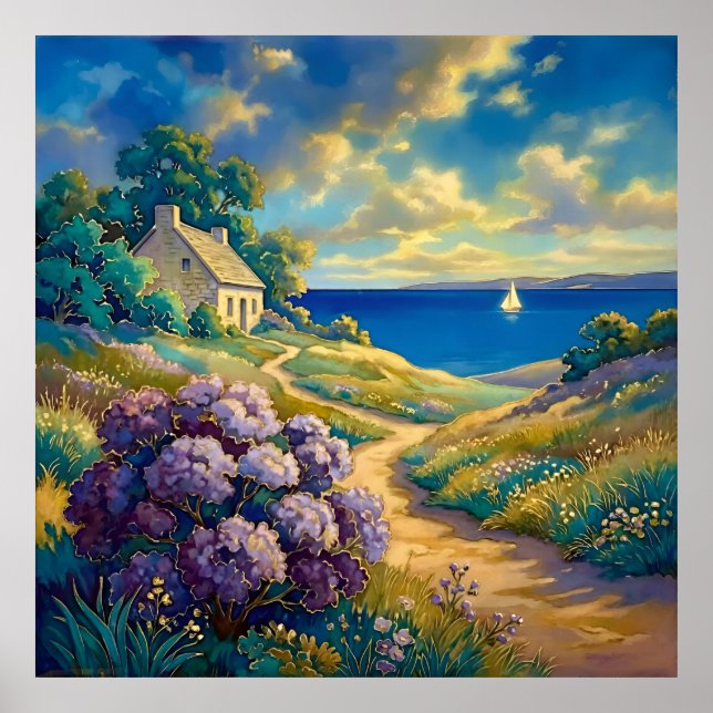 Pathway to the Quiet Lake Poster (Front)