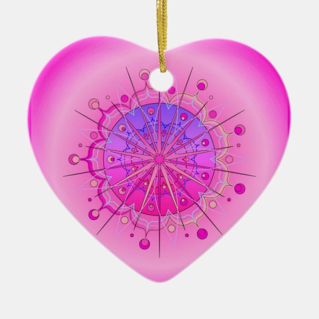 Patience61 Ceramic Tree Decoration (Front)