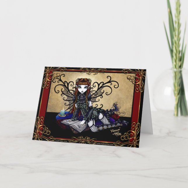 "Patience" Gothic Fairytale Card (Front)