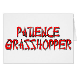 PATIENCE GRASSHOPPER
