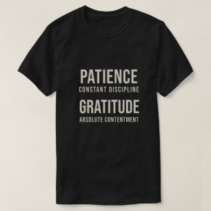 Patience & Gratitude - Sabr & Shukr Islamic T-Shirt