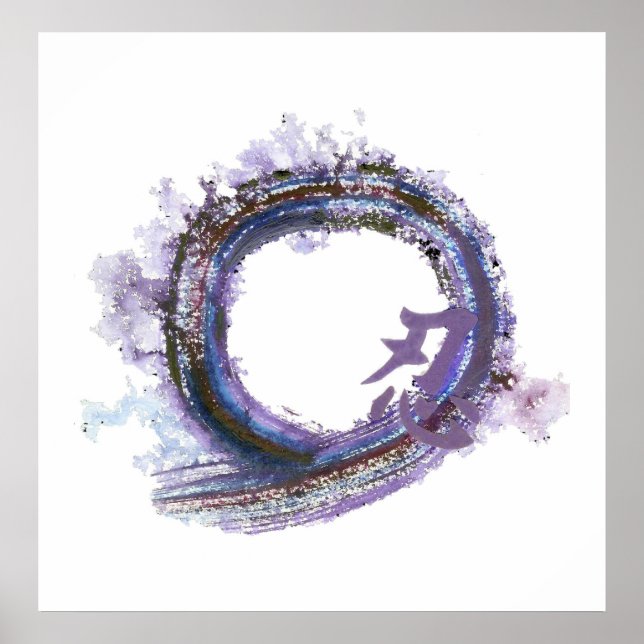 Patience in Purple , Enso Poster (Front)