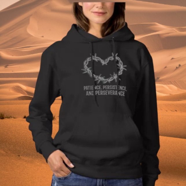 Patience, Persistence & Perseverance – Sober Hoodie (Creator Uploaded)