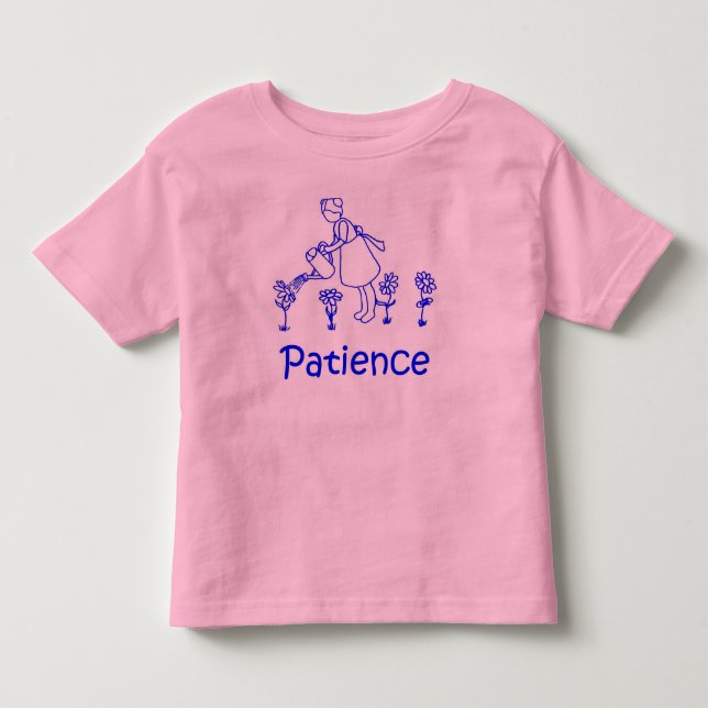 patience toddler T-Shirt (Front)