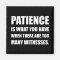 Patience Too Many Witnesses