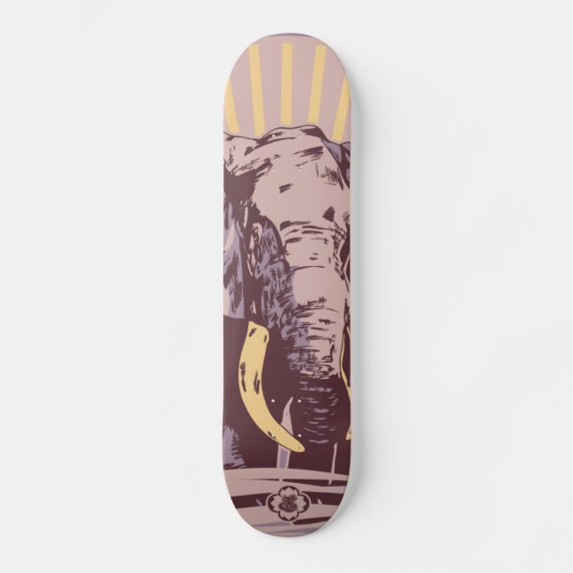Patience&Wisdom Skateboard (Front)