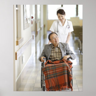 Patient and nurse poster