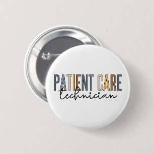 Patient Care Technician PCT Gifts 6 Cm Round Badge
