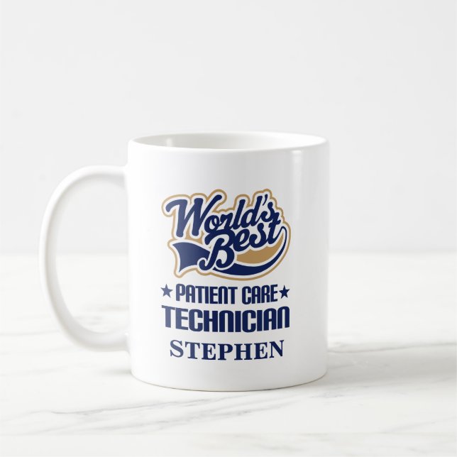 Patient Care Technician Personalised Mug Gift (Left)
