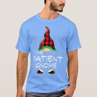 Patient Gnome Buffalo Plaid Matching Family Christ T-Shirt