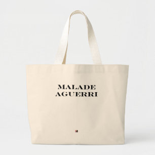 PATIENT HARDENED - Word games - François City Large Tote Bag