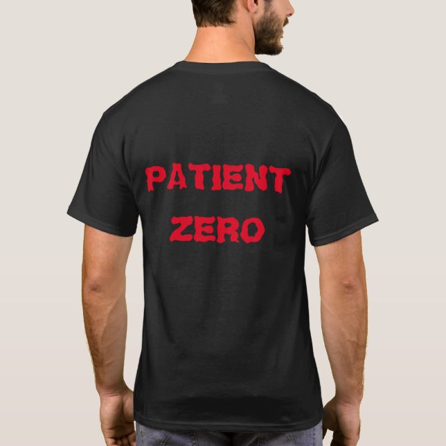 Patient Zero and Pax Pox Logo shirt (Back)