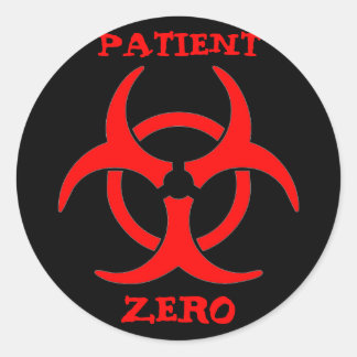 Patient Zero Biohazard Sticker