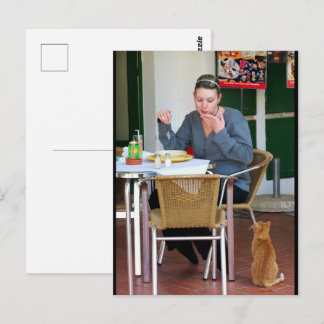Patiently Waiting Postcard