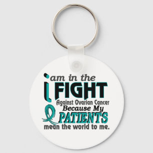 Patients Mean World To Me Ovarian Cancer Key Ring