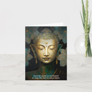 PATINA OF PEACE   MEDITATION PORTRAIT CARD