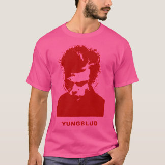 Patina Red Sillhouette Musician 80s T-Shirt