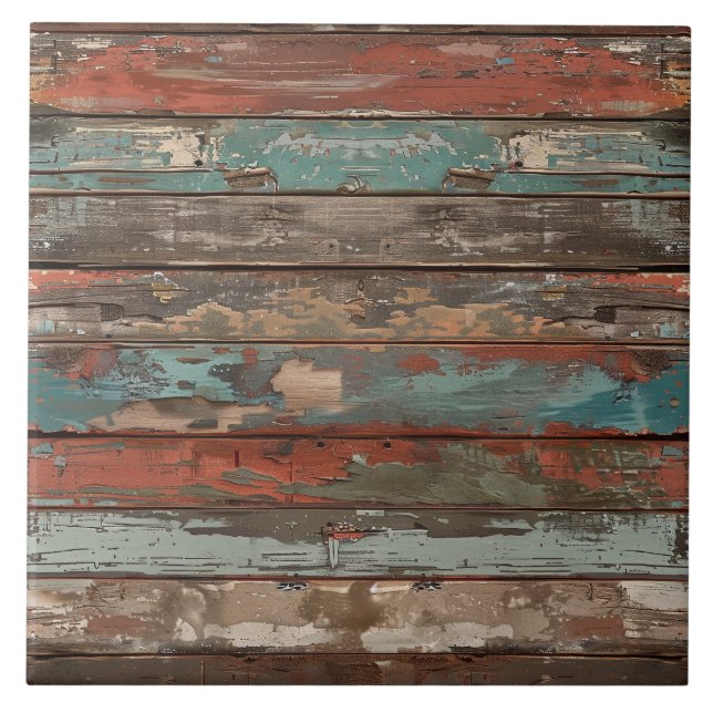 Patina Wood Rustic Distressed Plank  Tile (Front)