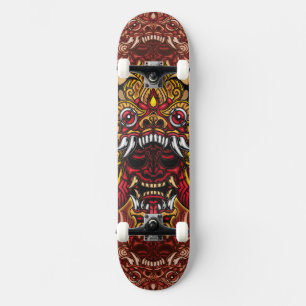 Patineta Máscara Hannya Skateboard