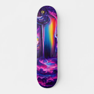 Patineta Puerta Tricolor Galactica Skateboard