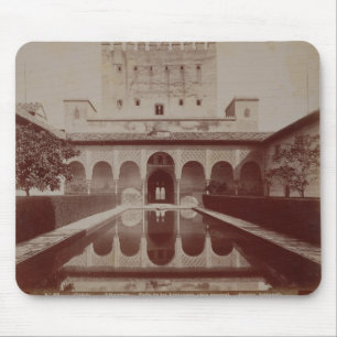 Patio de los Arrayanes, Alhambra, c.1875-80 (sepia Mouse Pad