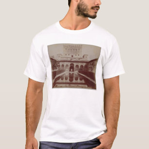 Patio de los Arrayanes, Alhambra, c.1875-80 (sepia T-Shirt