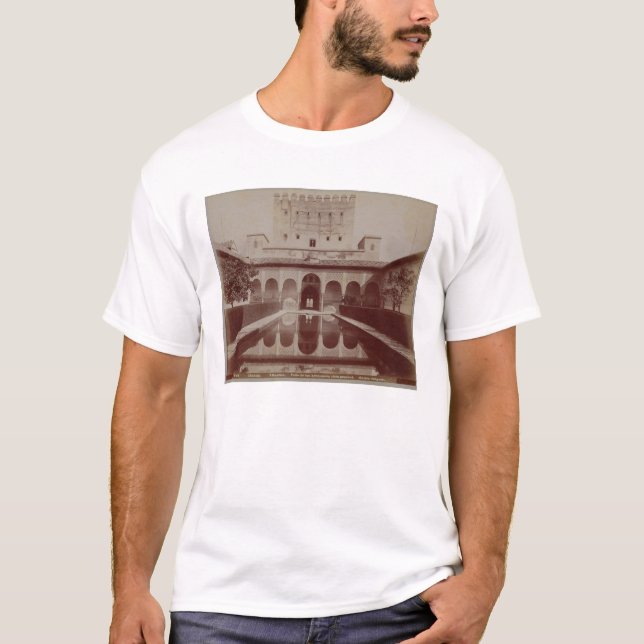 Patio de los Arrayanes, Alhambra, c.1875-80 (sepia T-Shirt (Front)