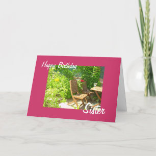 Patio wine card