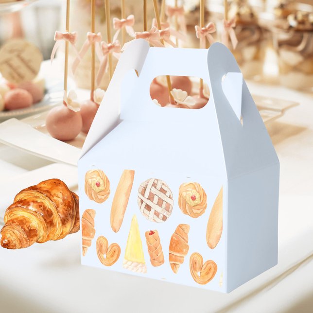 Patisserie French Bakery Pastry Bread Food Art Favour Box (In situ)