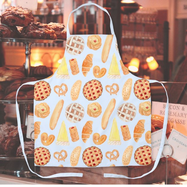 Patisserie French Bakery Pastry Bread Food Art thr Apron (In situ)