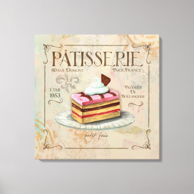 Patisserie II  French Wall Decor (Front)