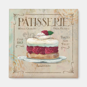 Patisserie Magnet, "Frambosier" Magnet