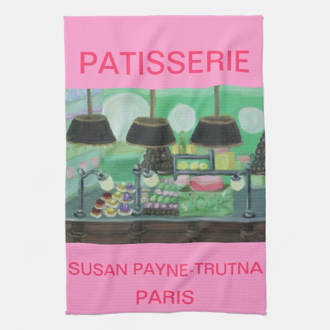 PATISSERIE PARIS TEA TOWEL (Vertical)
