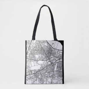 Patna Bihar City Map Tote Bag