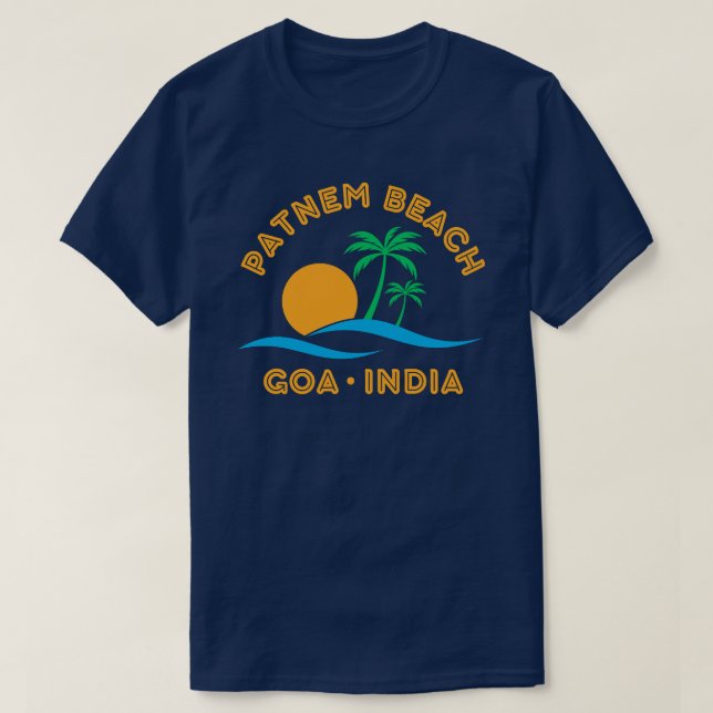 PATNEM BEACH-GOA INDIA T-Shirt (Design Front)