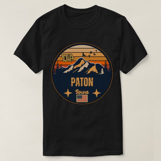 Paton, Iowa T-Shirt (Design Front)