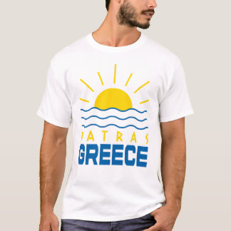 Patras Greece Sunshine And Sea Men's White T-Shirt