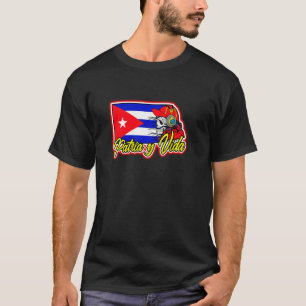 Patria Y Vida, Cuba Flag, Cuban skull, Cubano, Cub T-Shirt