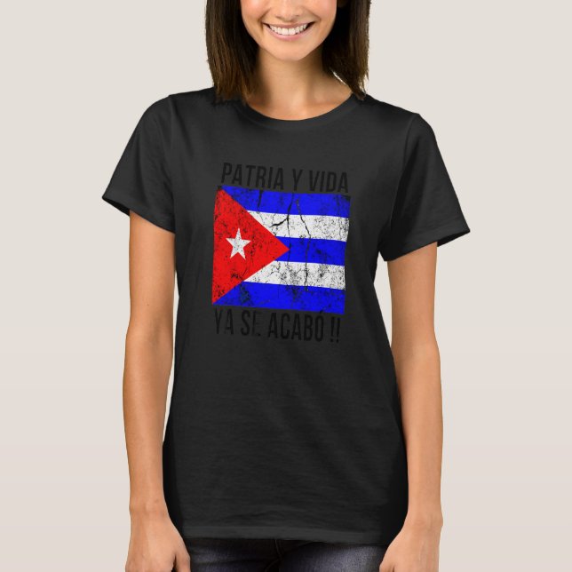 Patria Y Vida Cuba T-Shirt (Front)