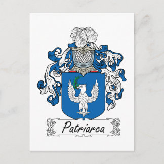 Patriarca Family Crest Postcard