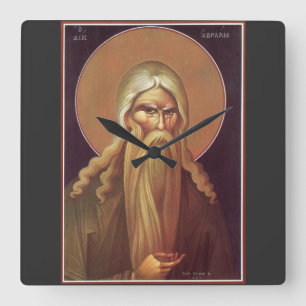 Patriarch Abraham Square Wall Clock