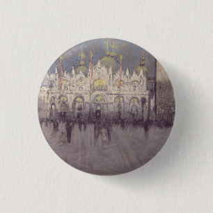 Patriarchal Cathedral Basilica of Saint Mark 3 Cm Round Badge