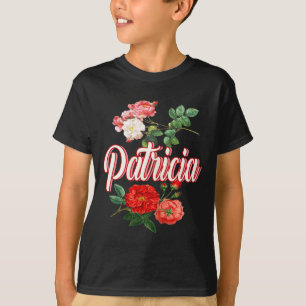 Patricia Name With Flowers T-Shirt