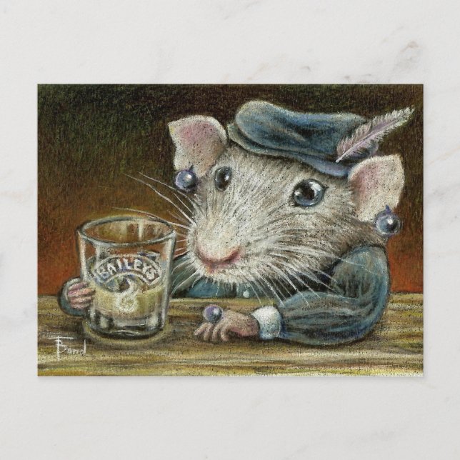 Patricia the rat postcard (Front)