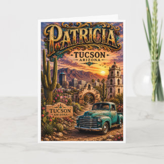 Patricia Tucson Arizona Personalised Southwestern Card