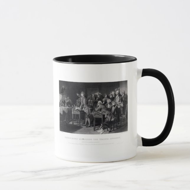 Patrick Henry addressing the Virginia Assembly Mug (Right)